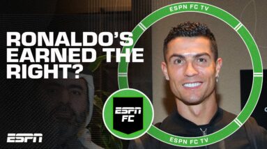 Cristiano Ronaldo's EARNED the right to make this decision - Ale Moreno
