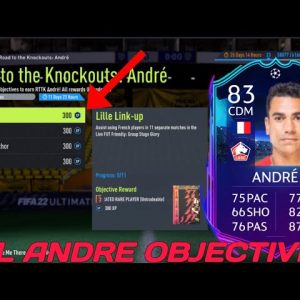 HOW TO COMPLETE ANDRE OBJECTIVES FAST - 83 Rated UCL Road To The Knockouts Andre Objective - FIFA 22