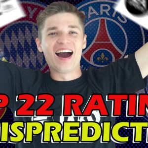 FIFA 22 PREISPREDICTION DER TOP 22 RATINGS FEAT. CR7, MESSI (KEINE TORHÜTER) | FIFA 22 ULTIMATE TEAM