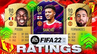 FIFA 22: MANCHESTER UNITED RATINGS PREDICTIONS! 🔥 PREMIER LEAGUE UPGRADES/DOWNGRADES (ULTIMATE TEAM)