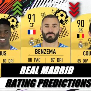 FIFA 23 | REAL MADRID PLAYER RATINGS PREDICTIONS 😱🔥 | BENZEMA,VINICIUS,COURTOIS...💪