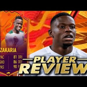 86 HEADLINERS ZAKARIA PLAYER REVIEW! GAMEPLAY OBJECTIVE - FIFA 22 ULTIMATE TEAM