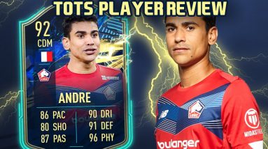THE NEW KANTE! 92 TOTS BENJAMIN ANDRE PLAYER REVIEW! FIFA 21 ULTIMATE TEAM