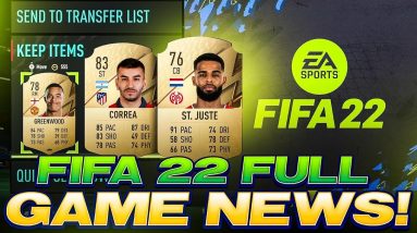 INSANE FIFA 22 FULL GAME NEWS! NEW PACK ANIMATION AND QUICK SELL CHANGES? FIFA 22 Ultimate Team