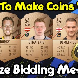 How To Make EASY Coins On Bronze Player Bidding - FIFA 22 Ultimate Team Trading Tips