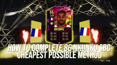 HOW TO COMPLETE 86 RULEBREAKERS NKUNKU PP SBC CHEAPEST POSSIBLE METHOD! - FIFA 22 ULTIMATE TEAM