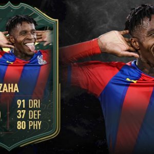 WILFRIED ZAHA - WINTER WILDCARDS FIFA 22 PLAYER REVIEW I FIFA 22 ULTIMATE TEAM