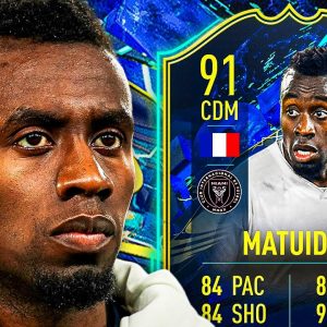 THE LIGUE 1 CONTENT WE NEEDED! 😅 91 TOTS MATUIDI PLAYER REVIEW! - FIFA 21 Ultimate Team