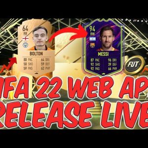 FIFA 22 WEB APP NEXT WEEK! + REACTING TO THE FIFA 22 RATINGS LIVE STREAM!!! ROAD TO 5K SUBSCRIBERS!!