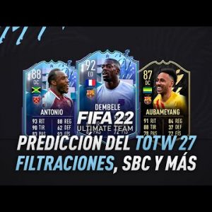 PREDICCION DEL TOTW 27 🔥 ¡DEMBELE FANTASY FUT FILTRADO! 🤩 PRÓXIMOS JUGADORES Y MÁS | FIFA 22