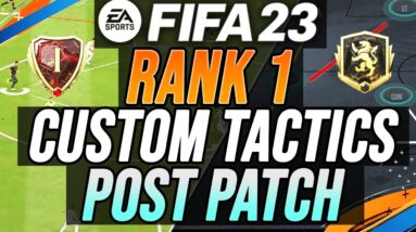 META POST PATCH RANK 1 FULL TACTICS AND INSTRUCTIONS POST PATCH - FIFA 23