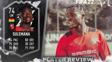 THE FIRST SILVER STAR! 😍 74 kamaldeen Sulemana Player Review! FIFA 22 Ultimate Team