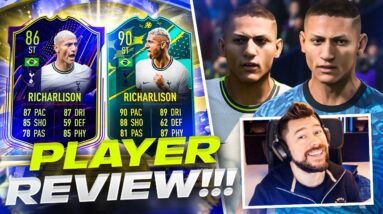 WORTH YOUR FODDER?!?! 🤔 90 Moments Richarlison Player Review! - FIFA 23 Ultimate Team