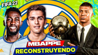 Cuantos Balones de ORO🥇Ganaría MBAPPE en el REAL MADRID | FIFA 22 Modo Carrera LITE!!