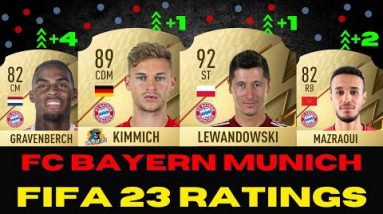 FIFA 23 | FC BAYERN MUNICH Ratings Prediction | Lewandowski💥, Kimmich🤯, Mazraoui⚡, Gravenberch 🧐