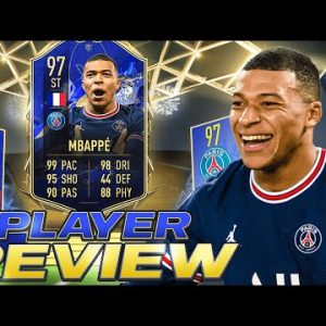 OMG😱! 97 TEAM OF THE YEAR MBAPPE PLAYER REVIEW - FIFA 22 ULTIMATE TEAM