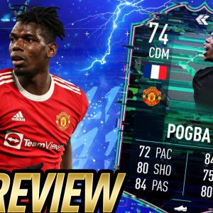 FIFA 22 JE TEST PAUL POGBA FLASHBACK ( 74 ) CRAAACCK OU FRAUDE REVIEW PLAYER