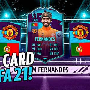 BEST CARD IN FIFA 21?! | 91 PL POTM BRUNO FERNANDES PLAYER REVIEW! | FIFA 21 Ultimate Team