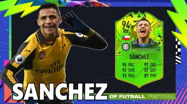 FIFA 21 FESTIVAL OF FUTBALL PATH TO GLORY SANCHEZ PLAYER REVIEW