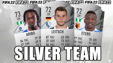 FIFA 22 BEST SILVER TEAM SQUAD BUILDER | BEST TEAM FOR THE SILVER STARS!!!