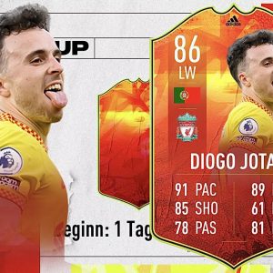 FIFA 22: DIOGO JOTA 86 NUMBERSUP PLAYER REVIEW I FIFA 22 ULTIMATE TEAM