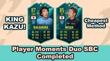 FIFA 22 King Kazu and Nakamura Player Moments SBC Cheapest Method!