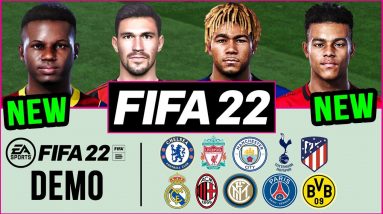 FIFA 22 NEWS | Demo Release & NEW CONFIRMED 50 Real Faces List