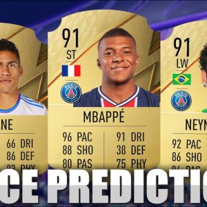 FIFA 22 PLAYER PRICE PREDICTIONS | FT. Messi, Ronaldo, Mbappe & MORE!