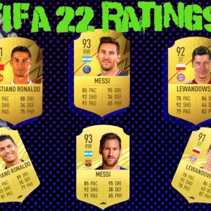 FIFA 22 RATINGS , NOTHIG HAS CHANGED ..