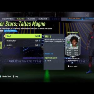 FIFA 22 SILVER STARS OBJECTIVE TALLES MAGNO REQUIREMENTS