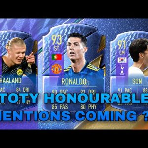 FIFA 22 TOTY HONOURABLE MENTIONS PREDICTION ✅