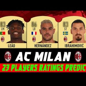 FIFA 23 ◾ AC MILAN PLAYERS RATINGS PREDICTION