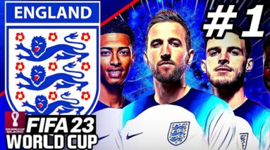 FIFA 23 England Career Mode EP1 - WORLD CUP 2022!!🔥