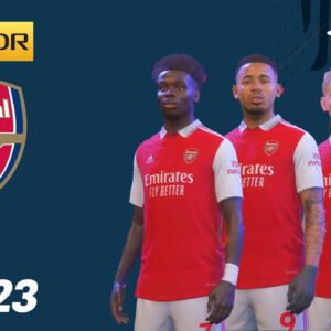 FIFA 23 on PS5 - ARSENAL PLAYER FACES AND RATINGS - 4K60FPS GAMEPLAY