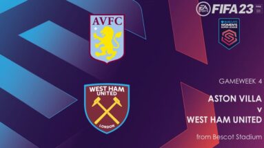 FIFA 23 Women's Super League - Gameweek 4: Aston Villa v West Ham United