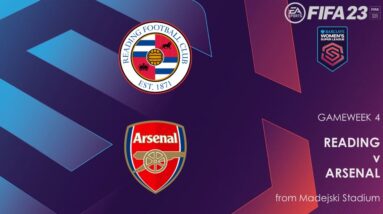 FIFA 23 Women's Super League - Gameweek 4: Reading v Arsenal