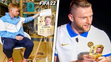 Footballers react to their FIFA 22 ratings