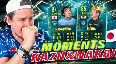 OMG KING Kazu is back! MOMENTS Duo Miura & Nakamura Review! FIFA 22 Ultimate Team