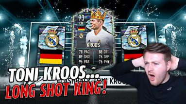 HE IS THE LONGSHOT KING! | 93 FLASHBACK TONI KROOS PLAYER REVIEW! | FIFA 21 Ultimate Team