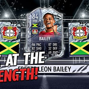 HIS STRENGTH IS CRAZY!! | 84 FREEZE LEON BAILEY PLAYER REVIEW! | FIFA 21 Ultimate Team