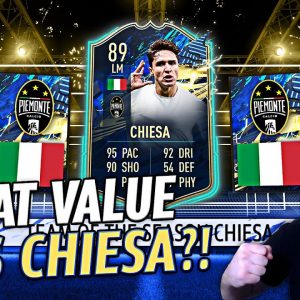 GREAT VALUE TOTS CHIESA?! | 89 TEAM OF THE SEASON CHIESA PLAYER REVIEW! | FIFA 21 Ultimate Team