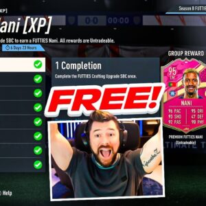 How To Complete 95 FUTTIES Nani For *PROFIT!*