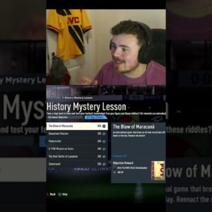 How to COMPLETE HISTORY MYSTERY LESSON!! 🤝 - FIFA 23