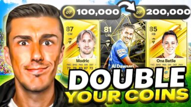 How To DOUBLE YOUR COINS in EAFC 24! | TRADING TO GLORY #4