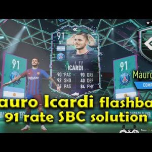 How to get 91 Icardi flashback player - fifa 22 Icardi sbc solution