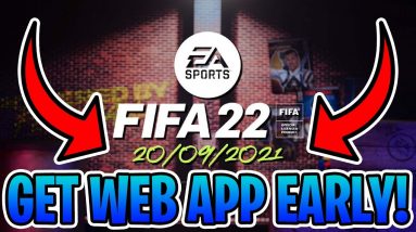 How To Get FIFA 22 Web App Early!!!