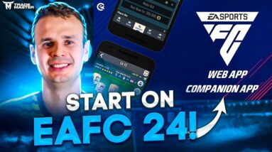 HOW TO START EA FC 24 ON WEB APP | EAFC 24 ULTIMATE TEAM