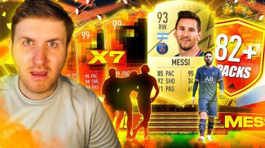 I Packed 93 Rated Messi + 7 Numbers Up Players in 7 Minutes of FIFA 22?