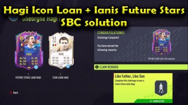 Icon Hagi Loan SBC + Ianis Hagi future stars SBC solution - fifa 22