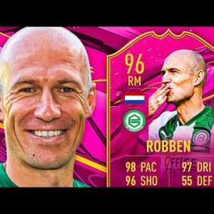 *CUTS INSIDE* 👀 96 FUTTIES ROBBEN PLAYER REVIEW! - FIFA 21 Ultimate Team